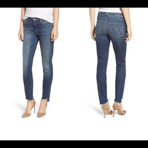 Mother denim The Looker Ankle Step Fray